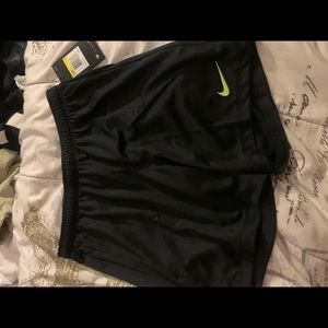 Black Nike Soccer/Running Shorts